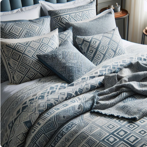 Block-Printed Bed Linens