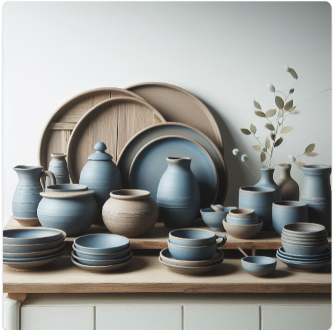 Blue Pottery