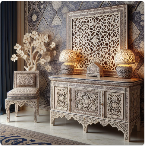 Bone Inlay Furniture