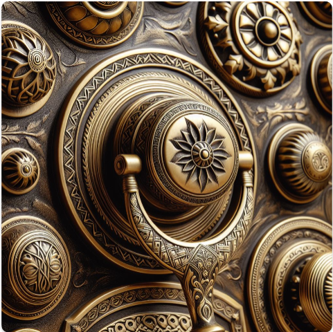 Brass Door Handles and Knockers