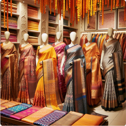 Chanderi Silk Sarees