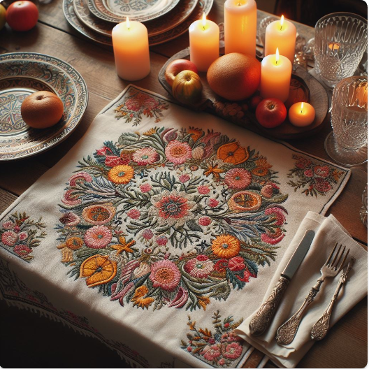 Embroidered Table Linen