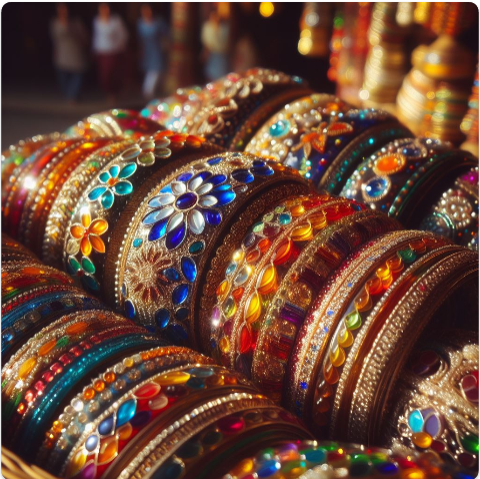 Firozabad Glass Bangles And Jewelry