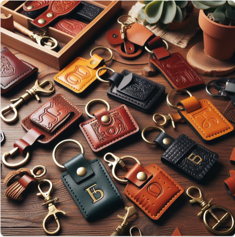 Leather Keychains