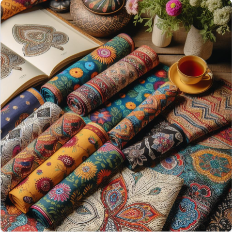 Madhubani Printed Fabrics