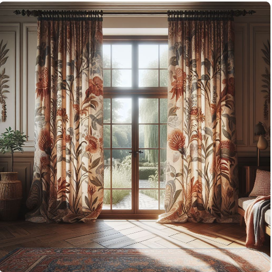 Sanganeri Printed Curtains